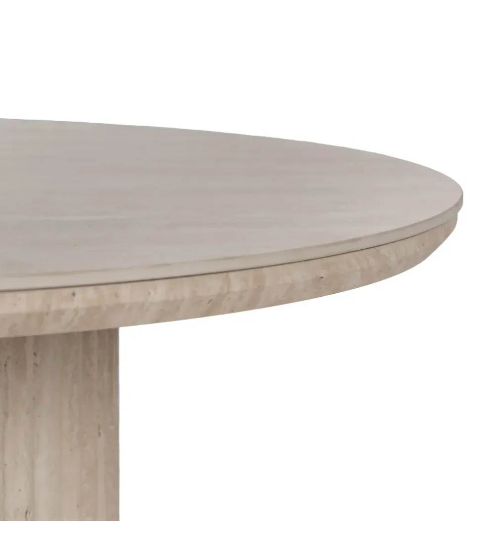 Stolik kawowy SAMETR 70 cm jasnobeżowy
