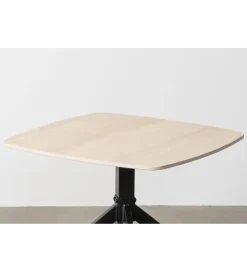 Stolik kawowy SASAN 60 cm efekt białego marmuru