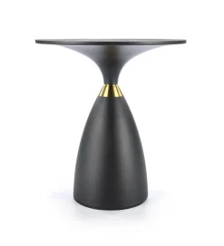 Stolik kawowy SCALITA 50 cm ceramika w optyce marmuru