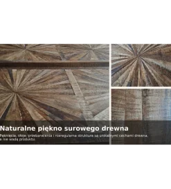 Stolik kawowy SCALO 105 cm drewno mango