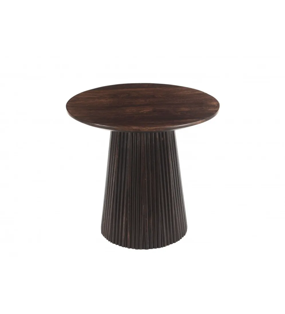 Stolik kawowy SELVETOR 50 cm w kolorze orzecha