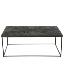 Stolik kawowy Shanil 120 cm drewno czarny