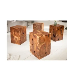 Stolik Kawowy Shark 30 Cm Teak