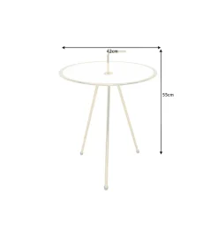 Stolik Kawowy Simply Clever 42 cm biały