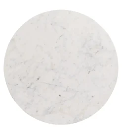 Stolik kawowy SPINDIMA 80 cm drewno mango marmur