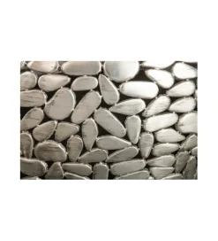 Stolik kawowy STONE MOSAIC set 2 drewno akacja