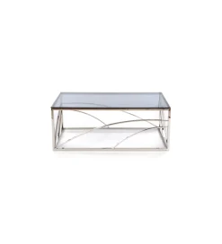 Stolik kawowy UNIVERSE 120 cm srebrny