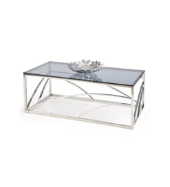 Stolik kawowy UNIVERSE 120 cm srebrny