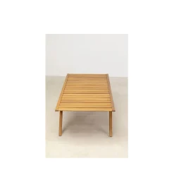 Stolik kawowy VALENCIA 120 x 60 cm drewno akcja