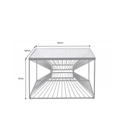 Stolik kawowy VARIA 60 cm czarny