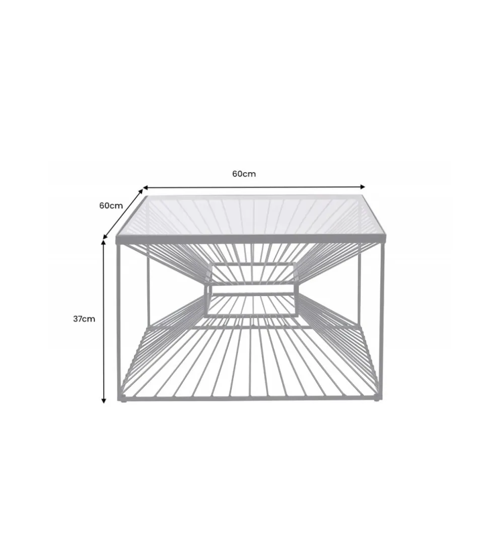 Stolik kawowy VARIA 60 cm czarny
