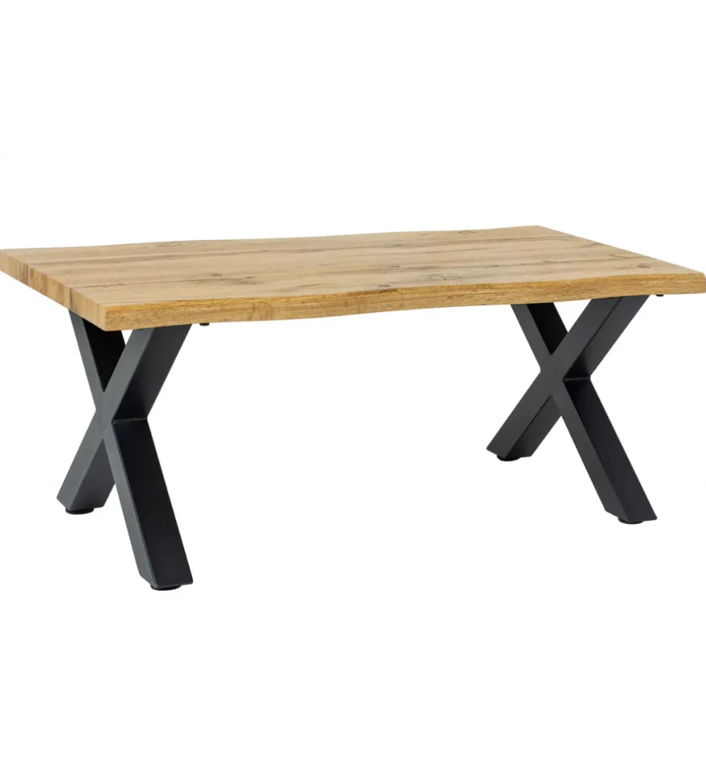 Stolik kawowy WILD 90 cm wygląd naturalnego dębu