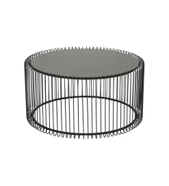 Stolik kawowy Wire SET 2 czarny
