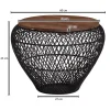 Stolik kawowy WOHNLING 60 cm drewno mango