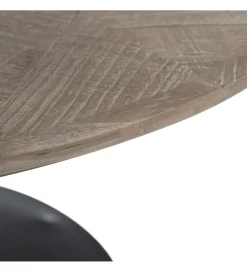 Stolik kawowy ZARMINIA 80 cm drewno wiązu