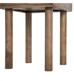 Stolik nocny AMY 55 cm drewno kauczuk