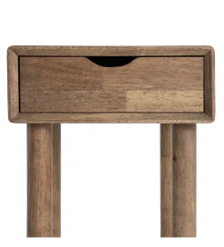 Stolik nocny AMY 55 cm drewno kauczuk