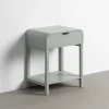 Stolik nocny AREGOM 61 x 48 cm jasnozielony