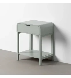 Stolik nocny AREGOM 61 x 48 cm jasnozielony