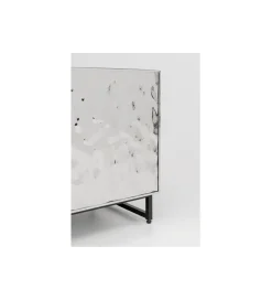 Stolik nocny CARINO 50 cm srebrna