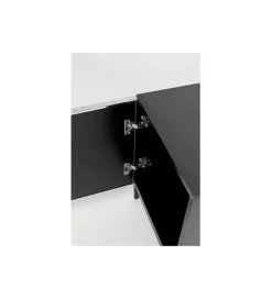 Stolik nocny CARINO 50 cm srebrna