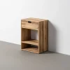 Stolik nocny KURAN 60 cm drewno teak