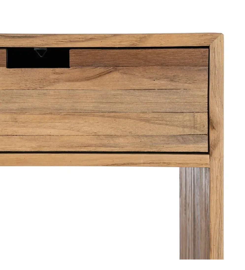 Stolik nocny KURAN 60 cm drewno teak