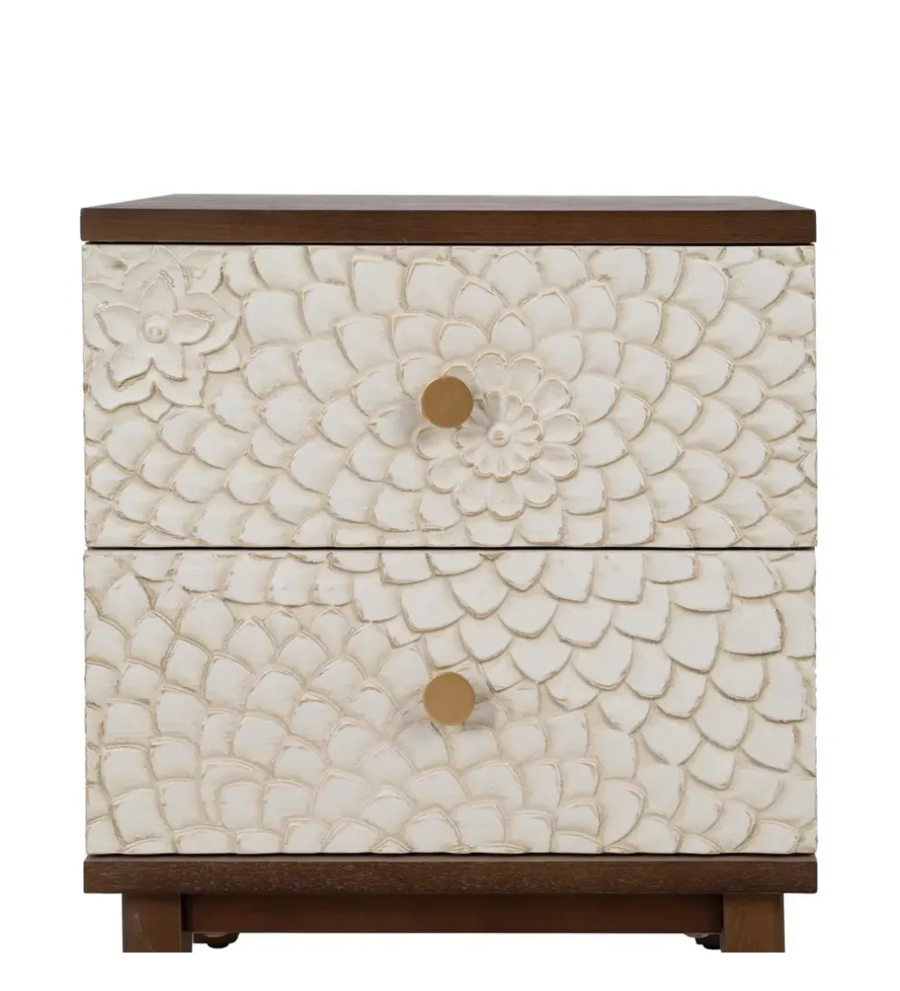 Stolik nocny LAPUNA 60 cm drewno sosny