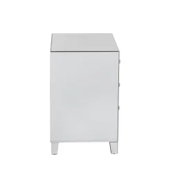 Stolik nocny LUXURY 49 cm transparentna