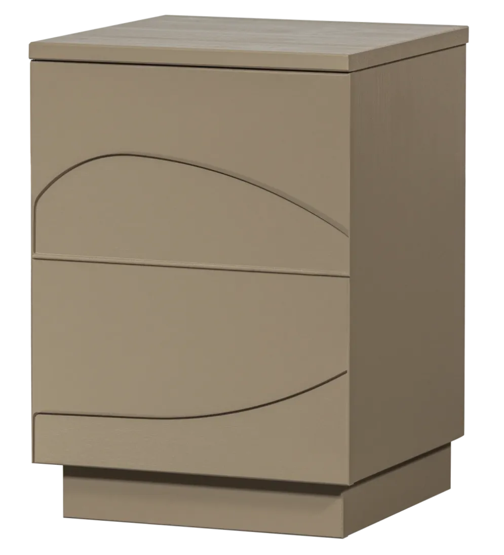 Stolik nocny TEO 50 cm drewno sosny mud