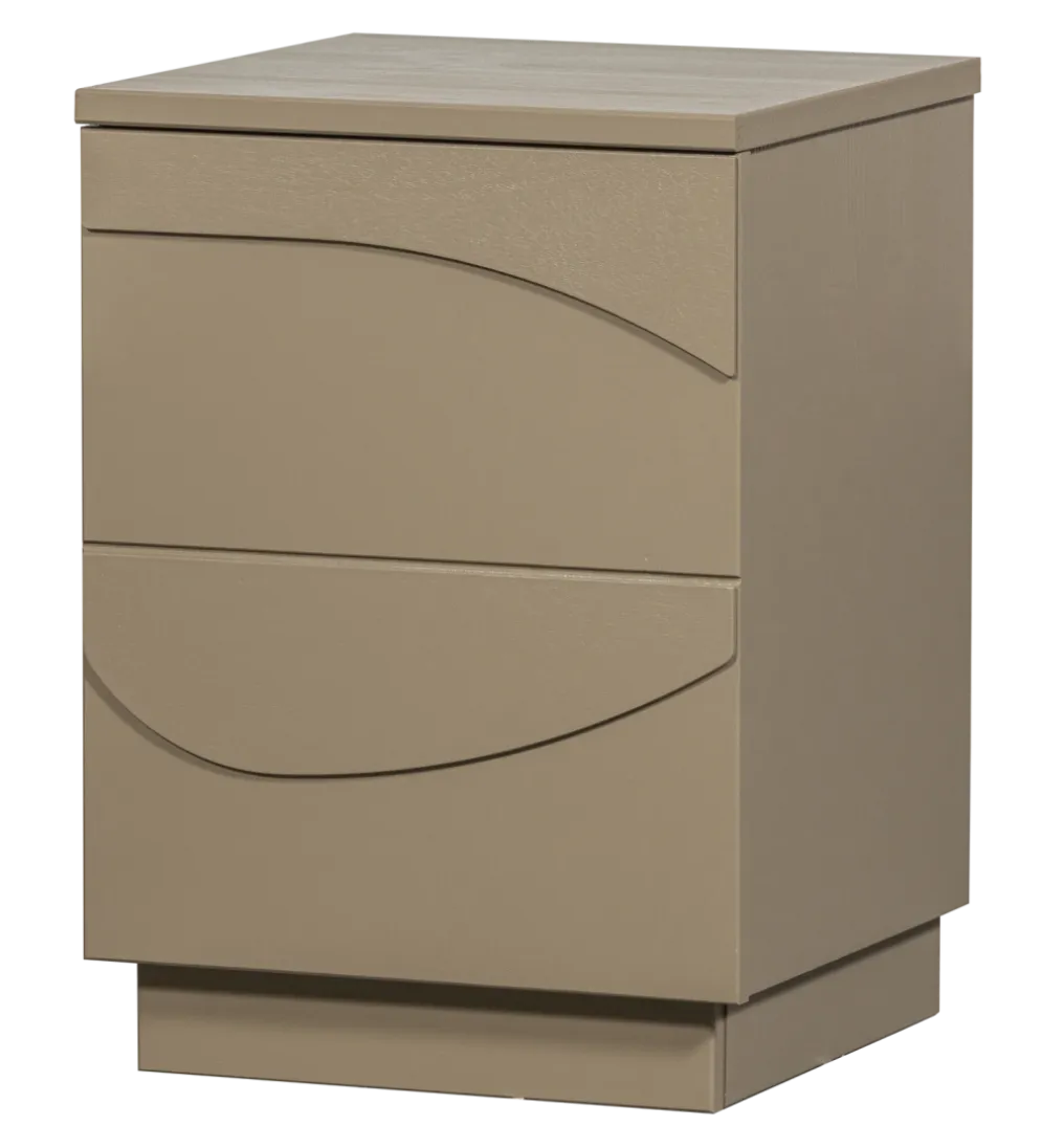 Stolik nocny TEO 50 cm drewno sosny mud