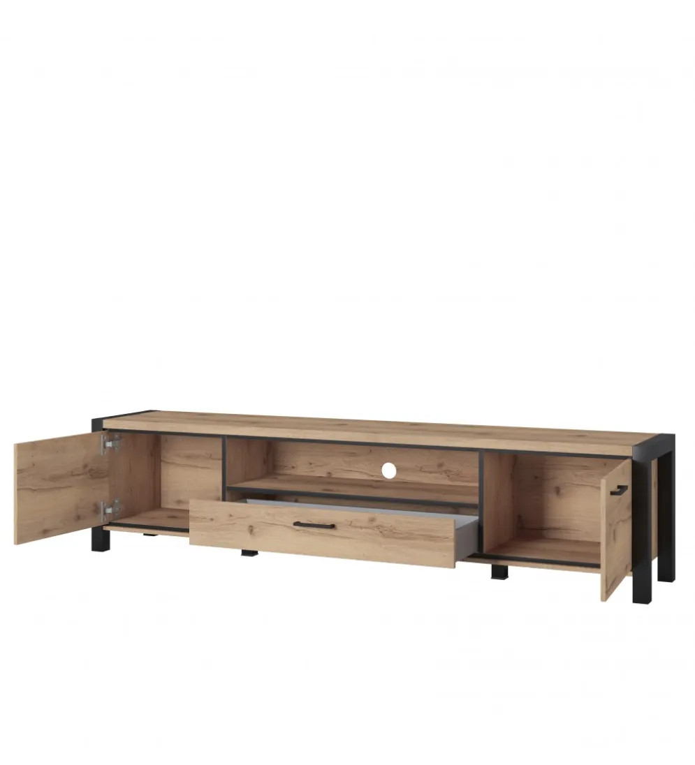 Stolik Pod TV AKTIV 210 cm w optyce dąb Taurus
