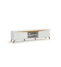 Stolik pod TV ALADYN 200 cm biały