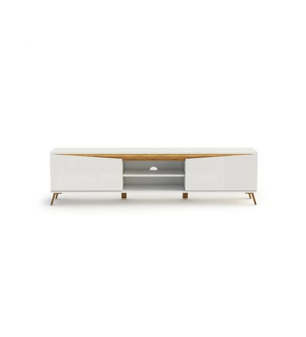 Stolik pod TV ALADYN 200 cm biały