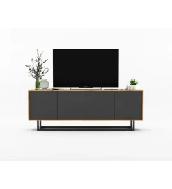 Stolik pod Tv Apollo B 150 cm antracytowy