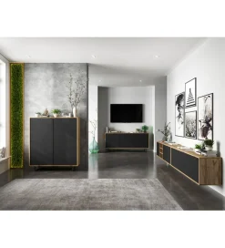 Stolik pod Tv Apollo B II 150 cm antracytowy