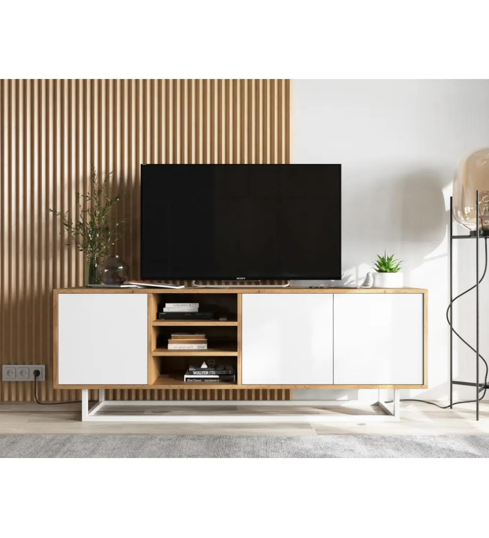 Stolik pod Tv Apollo 150 cm biały
