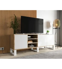 Stolik pod Tv Apollo III 150 cm biały