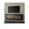 Stolik pod TV BASIC 210 cm czarna z dodatkiem koloru klon Pero