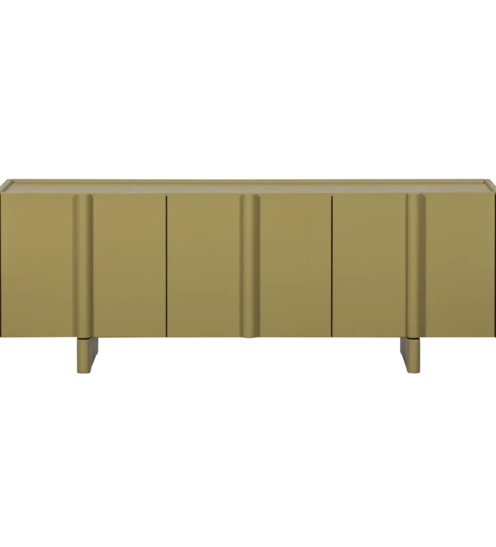 Stolik pod TV BASU 152 cm drewno sosny moss