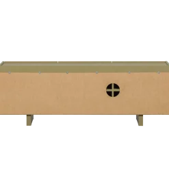 Stolik pod TV BASU 152 cm drewno sosny moss