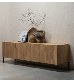 Stolik pod TV BONO 180 cm drewno jesion naturalny