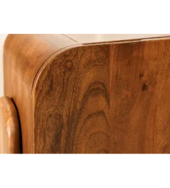 Stolik pod TV BRASIL 160 cm drewno mango brązowy
