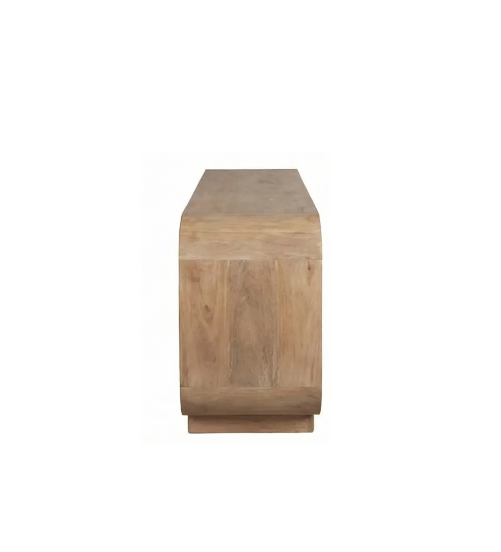 Stolik pod TV BRIX MORGAN 130 cm drewno mango naturalna