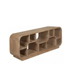 Stolik pod TV BRIX MORGAN 130 cm drewno mango naturalna
