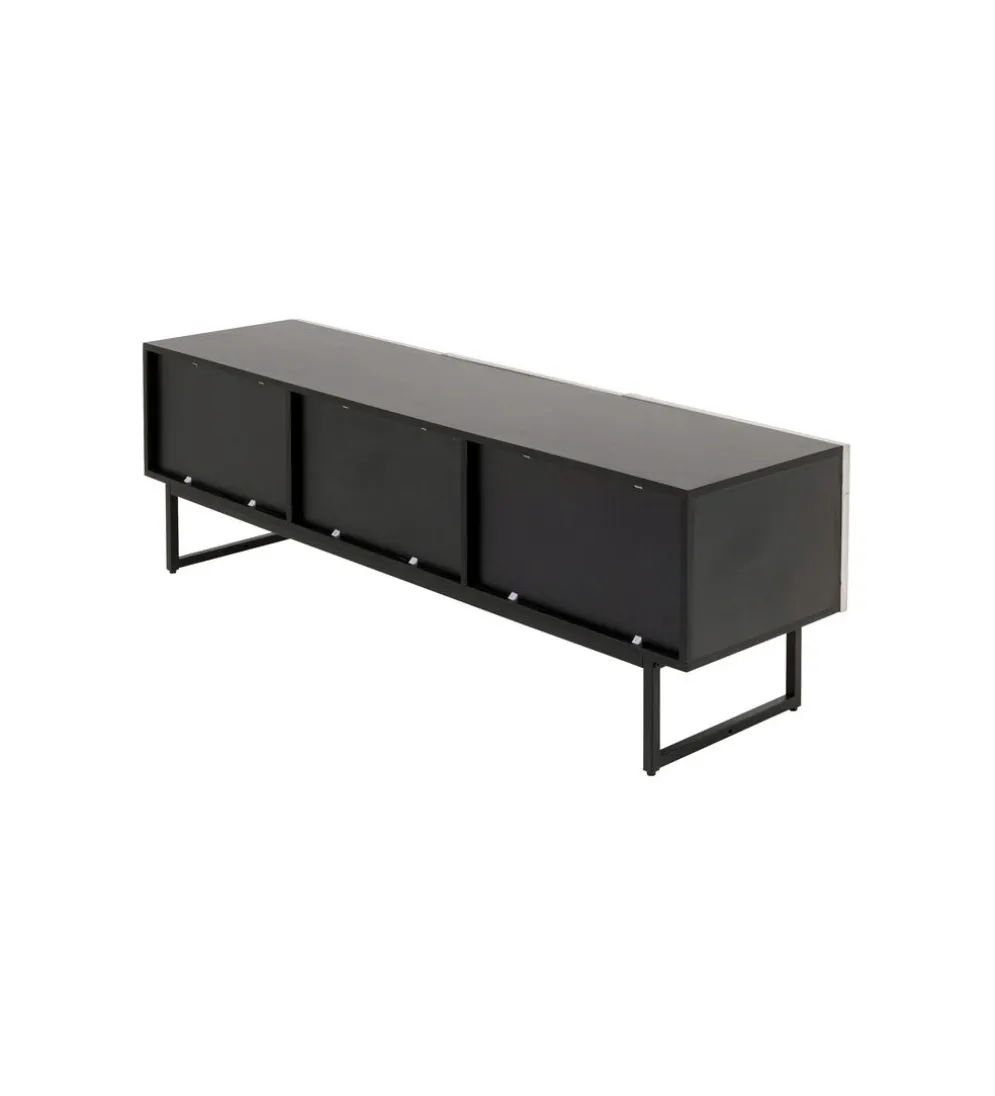 Stolik pod TV CARINO 150 cm srebrna