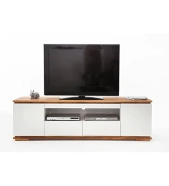 Stolik pod TV CHIARO 200 cm biało kremowa