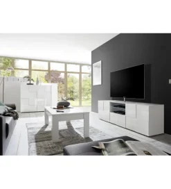 Stolik pod TV DAMA 180 cm biały