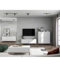 Stolik pod Tv ELPIS 150 cm biały