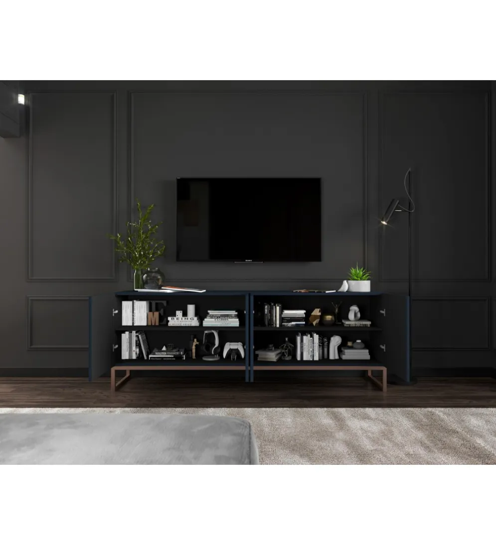 Stolik pod Tv ELPIS 150 cm granatowy